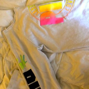 VS PINK Off-shoulder sweater